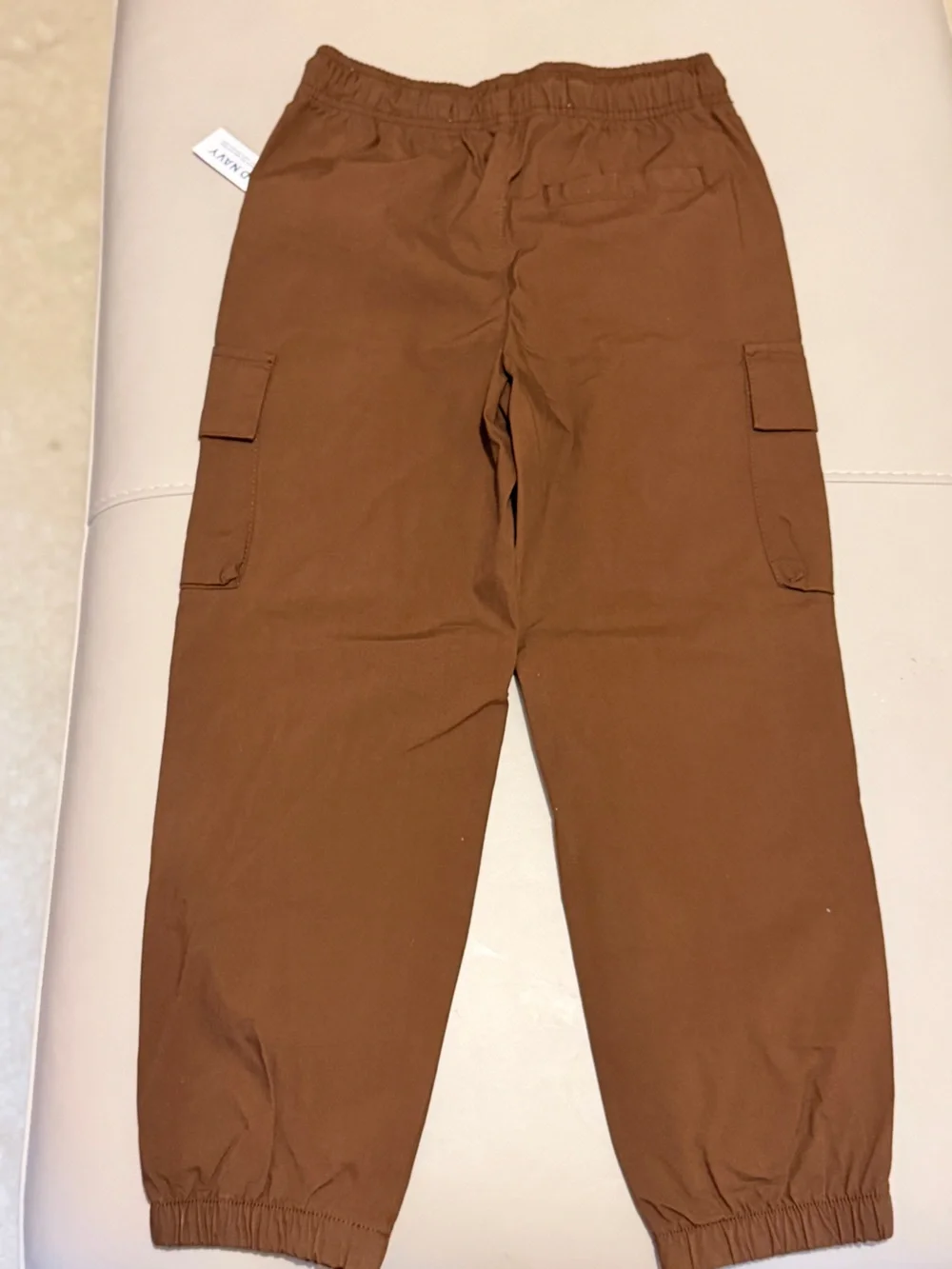 Old Navy Brown Cargo Joggers with Elastic Cuffs